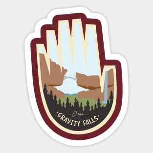 Gravity Falls Oregon Sticker